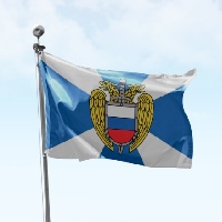 Флаг сетка, шелк 150*225 см