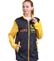 Ветровка Фит без капюшона унисекс, с частичной запечаткой Ветровка Фит без капюшона унисекс, с частичной запечаткой