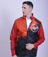 Ветровка Фит Лайт без капюшона унисекс, с частичной запечаткой Ветровка Фит Лайт без капюшона унисекс, с частичной запечаткой