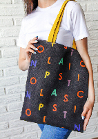 Сумка Эко Колор из двунитки 35х45 см, с полной запечаткой