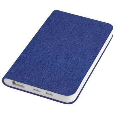 Универсальный аккумулятор &quot;Provence&quot; (5000mAh),синий,7,5х12,1х1,1см, искусственная кожа,плас